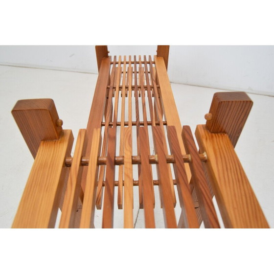 Image 1 of Jardinière vintage en bois, Tchécoslovaquie années 1960