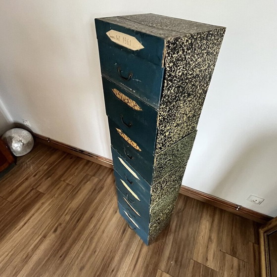 Image 1 of Lot de 7 boîtes en carton vintage