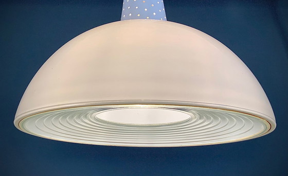 Image 1 of Suspension Vintage Moderniste • Holophane •1950