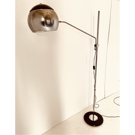 Image 1 of Lampadaire vintage chromé, Italie 1960