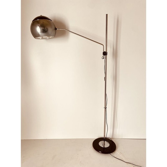 Image 1 of Lampadaire vintage chromé, Italie 1960