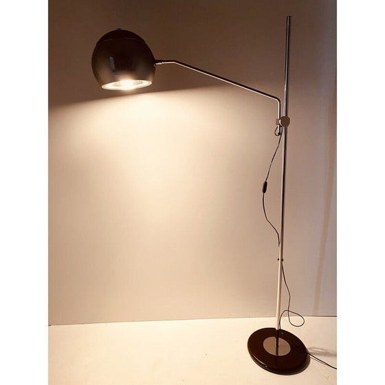 Image 1 of Lampadaire vintage chromé, Italie 1960