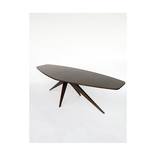 Table basse vintage en bois de rose, 1960