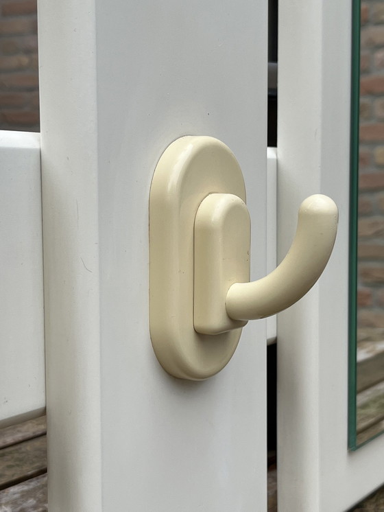 Image 1 of Porte-manteau vintage de l'ère spatiale avec miroir