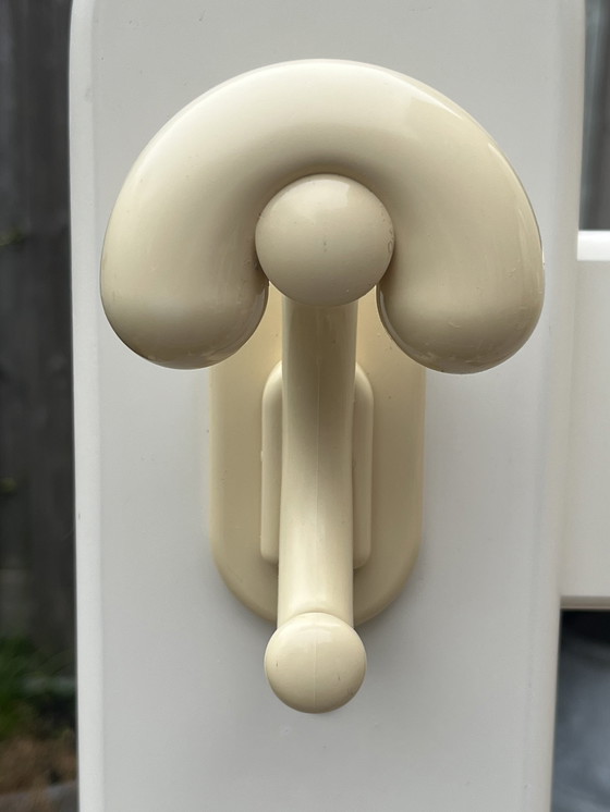 Image 1 of Porte-manteau vintage de l'ère spatiale avec miroir