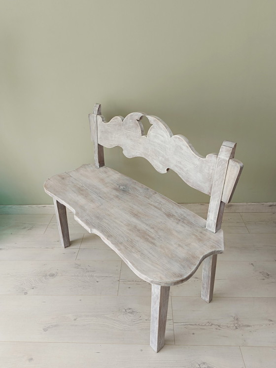 Image 1 of Petit Banc Revisité Art Déco