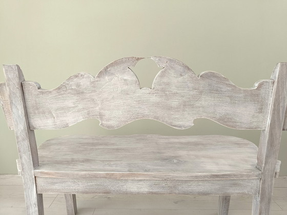 Image 1 of Petit Banc Revisité Art Déco