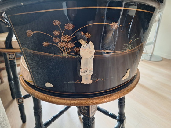 Image 1 of 2 x tabourets de bar artisanaux