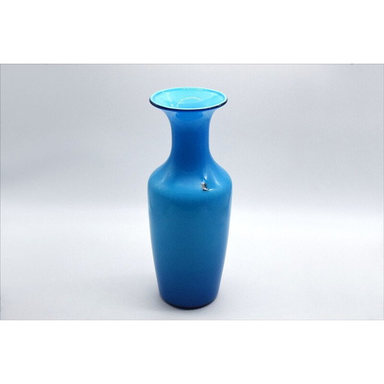 Image 1 of Vase Vintage Opalino par Venini, 1970