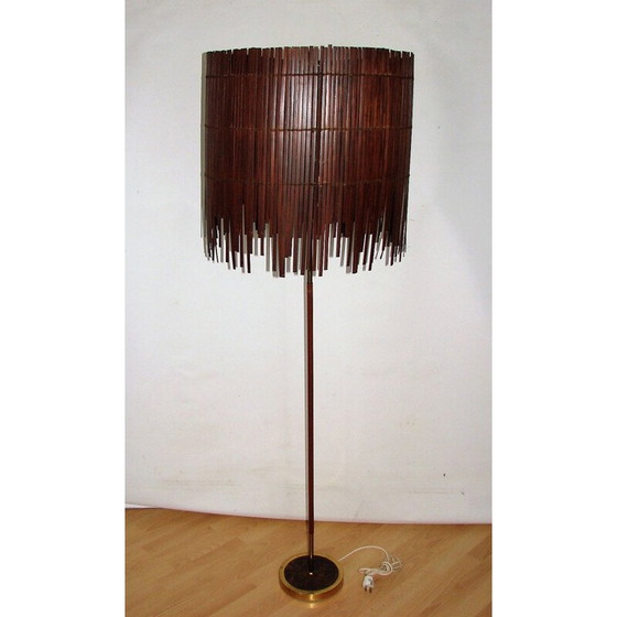 Image 1 of Lampadaire danois vintage en teck, 1960