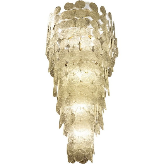 Image 1 of Lustre vintage en verre de Murano, 1970