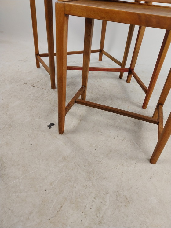 Image 1 of 1 X Mini set de tables gigognes en teck danois 1960's.
