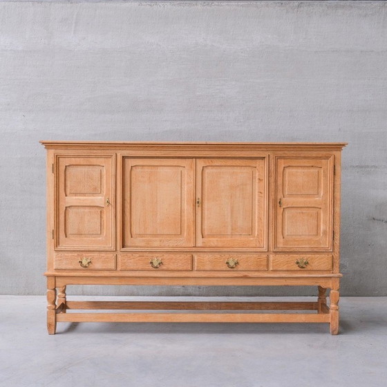 Image 1 of Buffet vintage en chêne à 4 portes, Danemark 1960