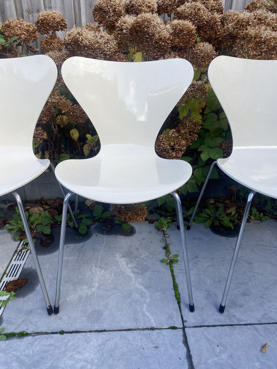 Image 1 of 5x chaises vintage Fritz Hansen Butterfly 1982