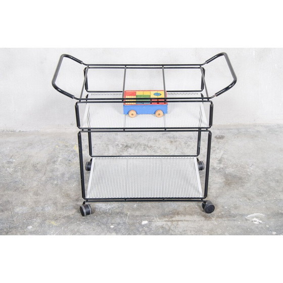 Image 1 of Chariot de service de bar vintage - années 1980