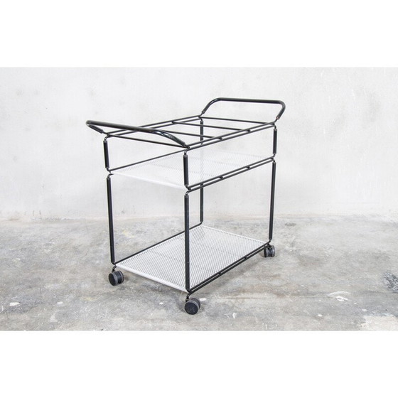 Image 1 of Chariot de service de bar vintage - années 1980