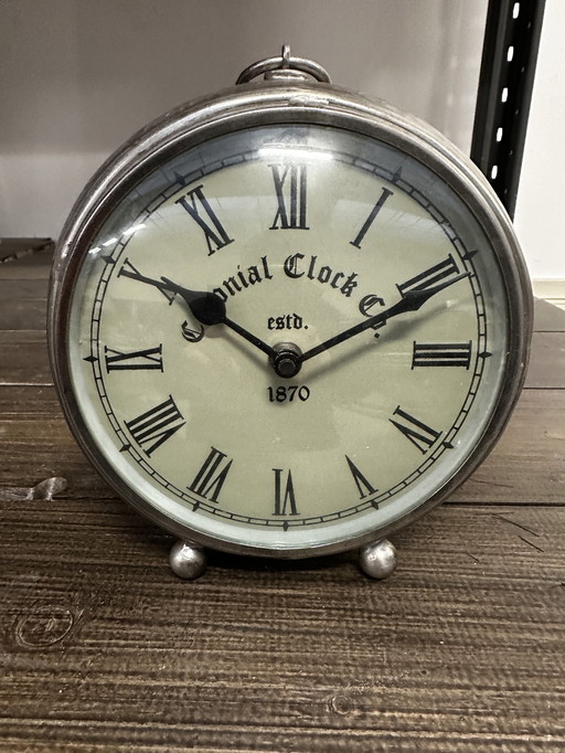 Colonial Clock Co Est 1870 - Très Belle Horloge Rétro Non Testée 