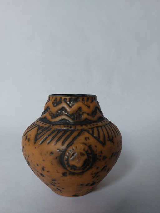 Vase de l'Allemagne de l'Ouest Mid Century