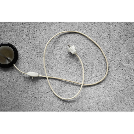 Image 1 of Lampe de bureau vintage en métal noir, Allemagne 1960