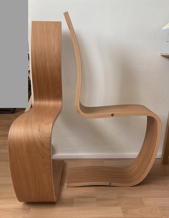 Image 1 of 2 Chaises / Etagères Half C Johan Berhin Bois