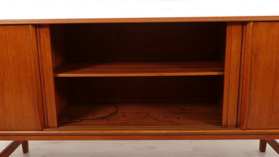 Image 1 of Buffet vintage | Portes coulissantes | Design scandinave | 196 Cm