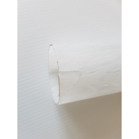 Image 1 of Lustre vintage un morceau de verre collé invisible cuivre et verre, 1940