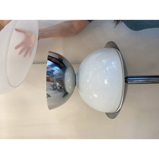 Image 1 of Lampadaire globe italien vintage, 1970