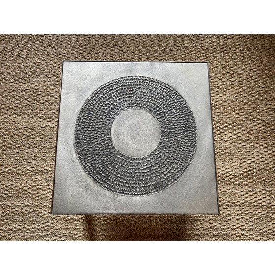 Image 1 of Marc D Haennens table paire vintage en aluminium, 1970