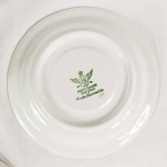 Image 1 of Ensemble de 6 tasses à espresso en porcelaine pour Fontebasso Treviso, Italie, années 1970