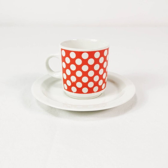 Image 1 of Ensemble de 6 tasses à espresso en porcelaine pour Fontebasso Treviso, Italie, années 1970