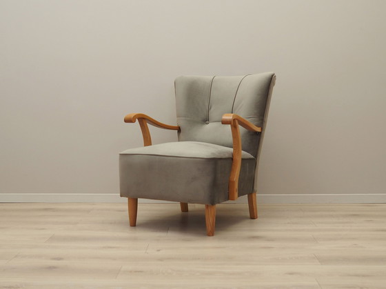 Image 1 of Fauteuil en hêtre, Design danois, 1960S, Production : Danemark