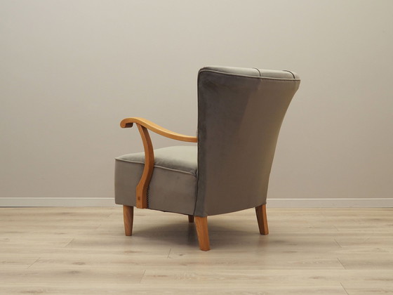 Image 1 of Fauteuil en hêtre, Design danois, 1960S, Production : Danemark