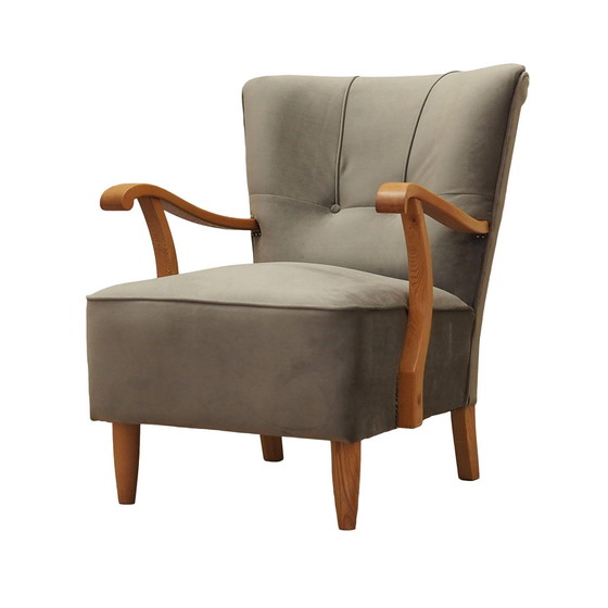 Image 1 of Fauteuil en hêtre, Design danois, 1960S, Production : Danemark