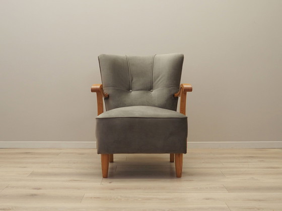 Image 1 of Fauteuil en hêtre, Design danois, 1960S, Production : Danemark