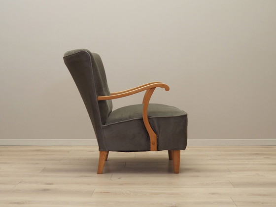 Image 1 of Fauteuil en hêtre, Design danois, 1960S, Production : Danemark