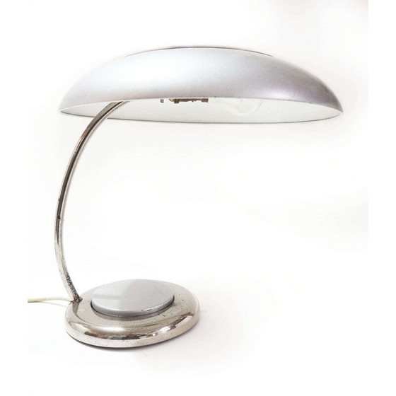 Image 1 of Lampe de bureau vintage en acier