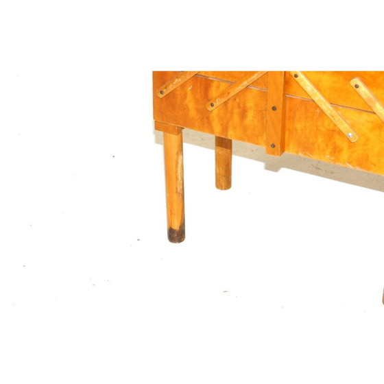 Image 1 of Ouvrier vintage en bois de hêtre, Danemark 1950