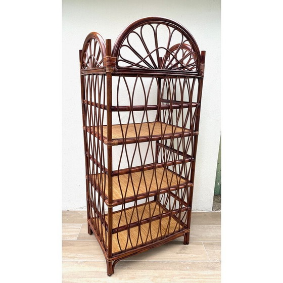 Image 1 of Etagère vintage en rotin