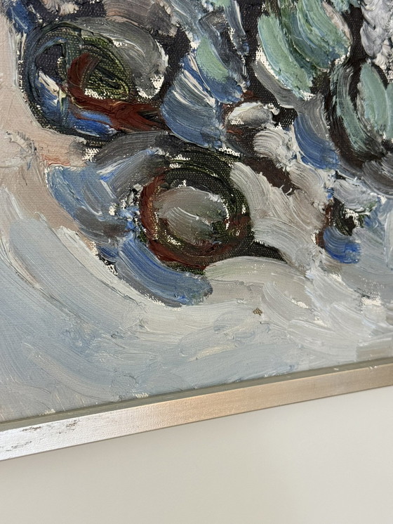 Image 1 of Peinture à l'huile suédoise des années 1970