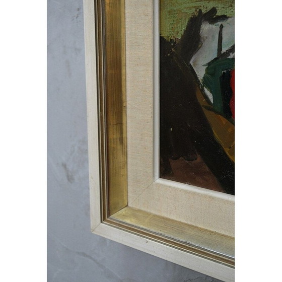 Image 1 of Peinture suédoise moderne vintage d'Ove Olson, France 1956