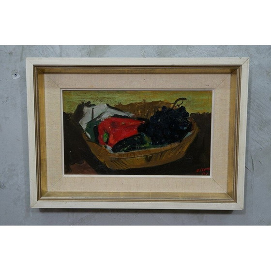 Image 1 of Peinture suédoise moderne vintage d'Ove Olson, France 1956
