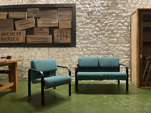 Ensemble Fauteuil Et Canapé Années 80