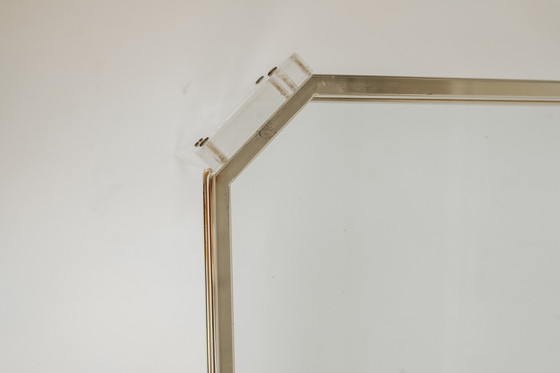 Image 1 of Table basse vintage en laiton et verre