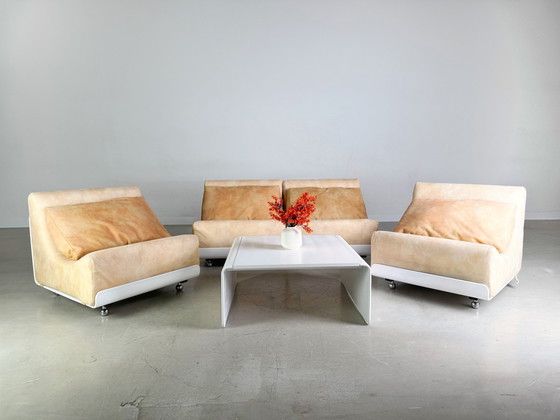 Image 1 of Set de 4 canapés Cor Orbis Midcentury Module Luigi Colani Space Age