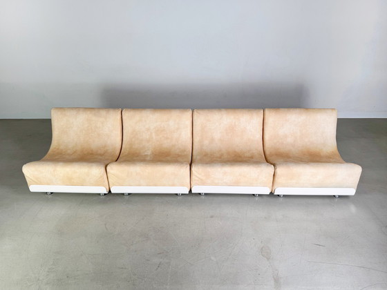 Image 1 of Set de 4 canapés Cor Orbis Midcentury Module Luigi Colani Space Age