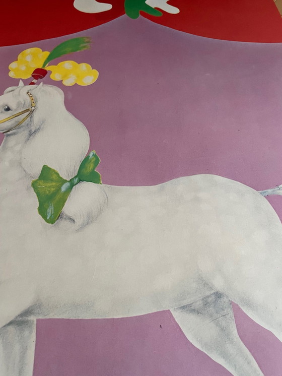 Image 1 of Maciej Urbaniec (1925-2004), Cheval de cirque, 1978, Poster No 27, Orginal Vintage Poster
