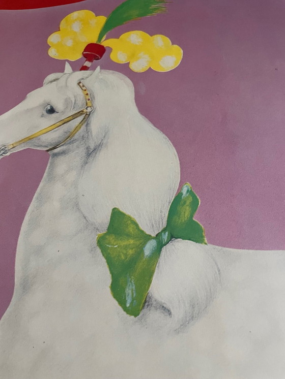 Image 1 of Maciej Urbaniec (1925-2004), Cheval de cirque, 1978, Poster No 27, Orginal Vintage Poster