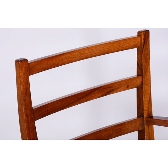 Image 1 of Fauteuil vintage Art Déco en noyer, Tchécoslovaquie 1920