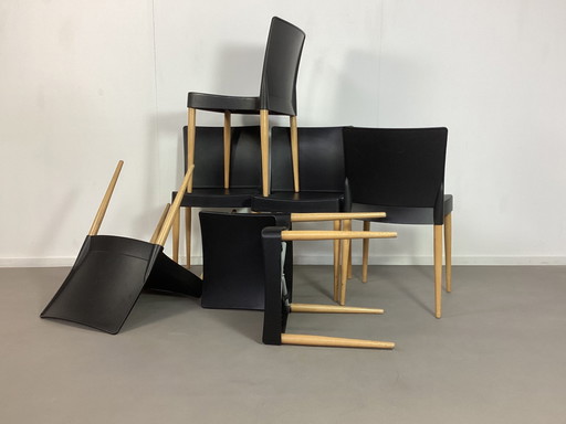 24 Vintage Italian Sintesi Chairs Chairs Wooden Legs