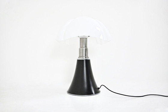 Image 1 of Lampe de table Pipistrello noire de Gae Aulenti pour Martinelli Luce, 1960S